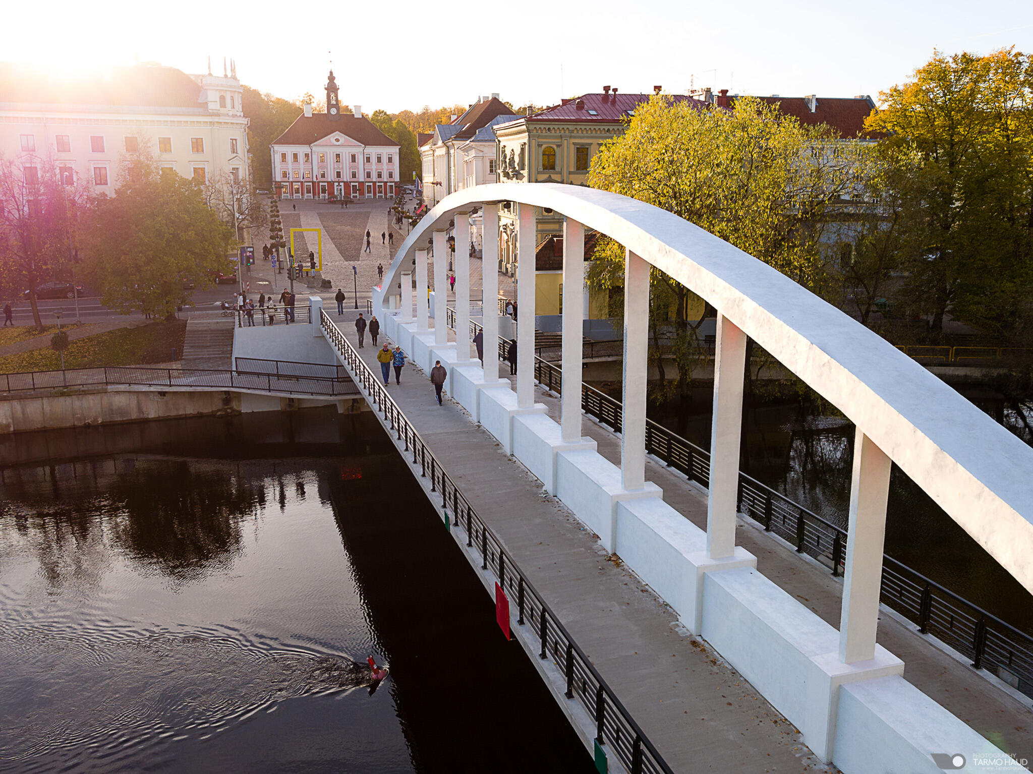 Renovated arc bridge