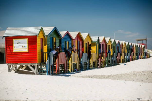 Beach cabins